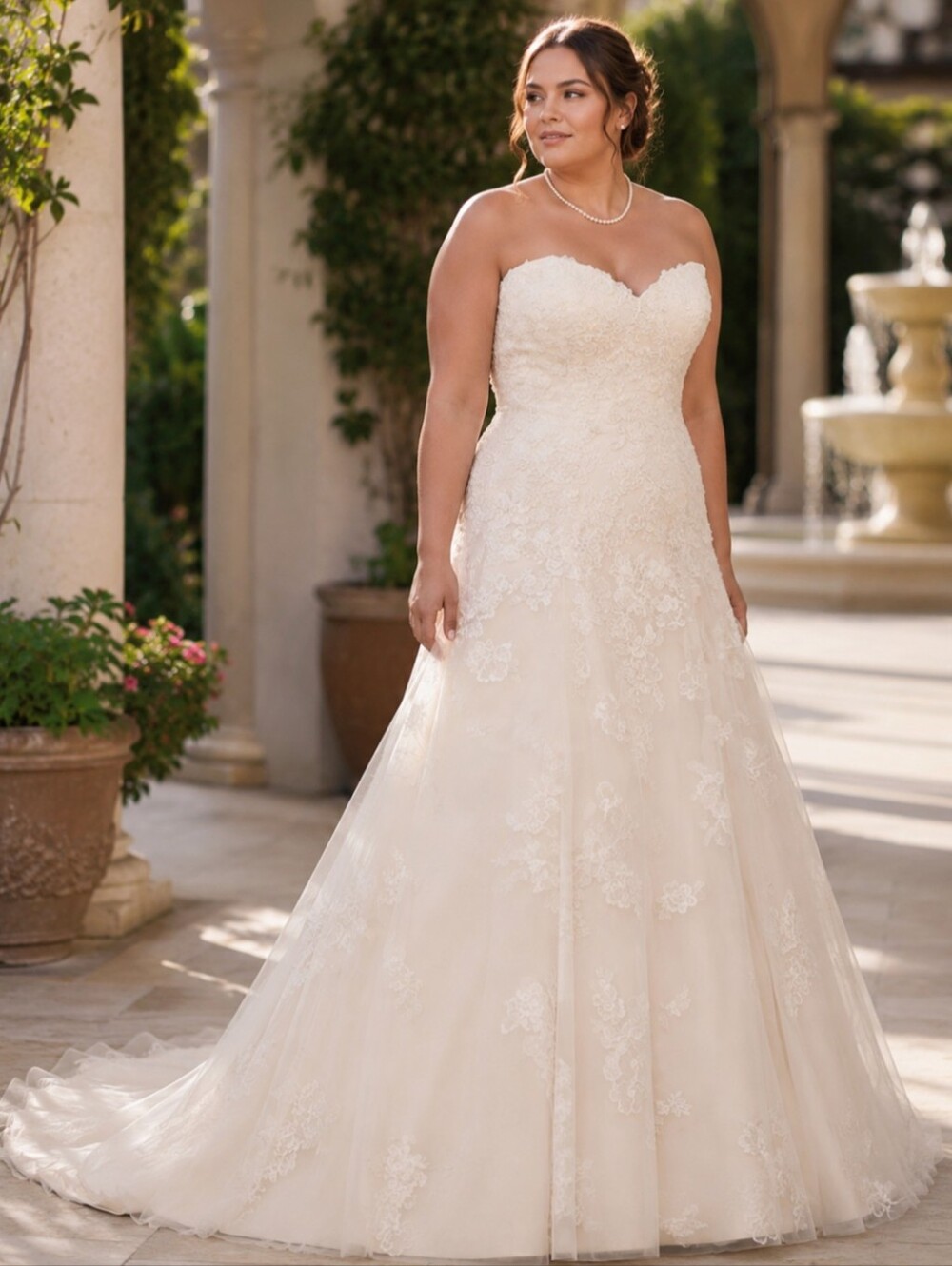 Casablanca Bridal 2168 Wedding Dress NWT Sample Dress Size 14